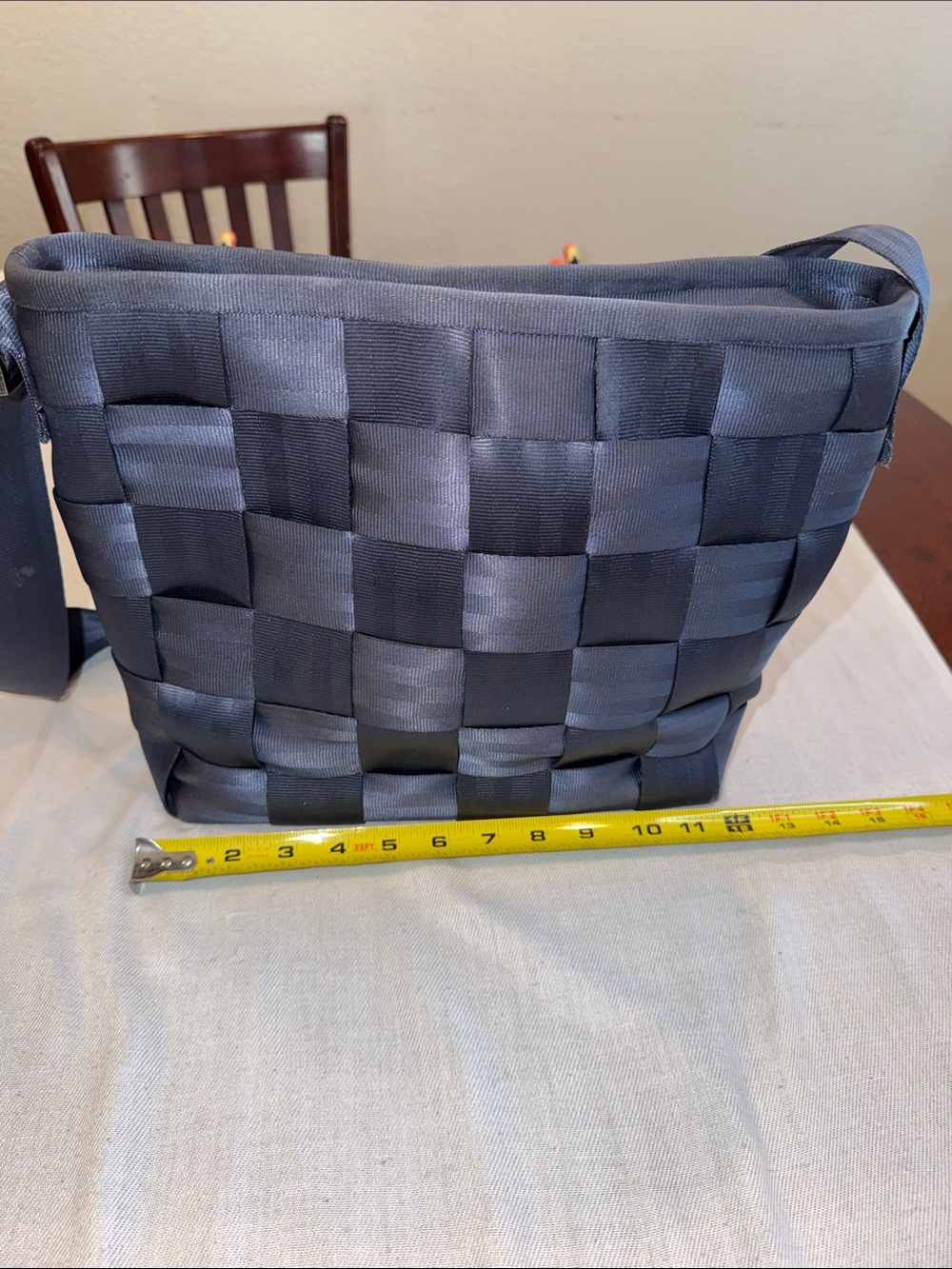 Harveys Seatbelt Bag indigo blue messenger Crossbody Purse